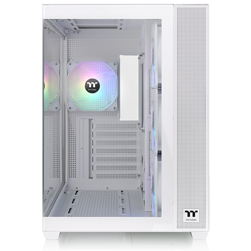 Gabinete Thermaltake View 380 Tg Argb Snow Atx Mid Tower